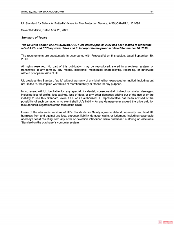 UL 1091 PDF UL 1091 PDF